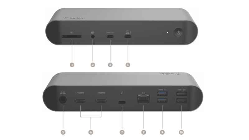 Belkin Thunderbolt 4 Dock Pro - Laptop docking station